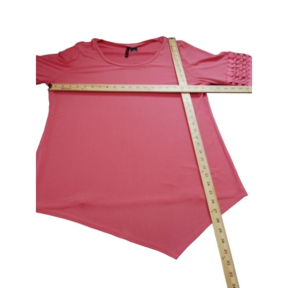 Women's New Direction Peach Lace Detail‎ On Arm  Size XL - Picture 8 of 16